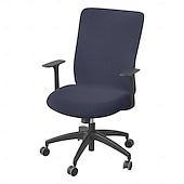 cheap Office Chair Cover-Stretch Velvet Office Chair Cover - Soft, Removable, Washable &amp; Zippered