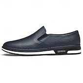 billiga Tillfällig-slip-on sneakers i konstläder för män, avslappnade vita skor med bekväm gummisula, snygga och mångsidiga skor för vardags- och fritidsaktiviteter