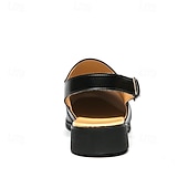 economico Sandali eleganti-scarpe eleganti da uomo nere con cinturino posteriore in pelle stampata coccodrillo, vestibilità comoda e suola resistente - perfette per eventi formali e occasioni di lavoro