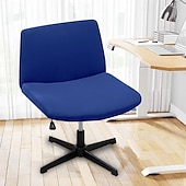 ieftine Futon Sofa Cover-Huse pentru scaun fără brațe, huse moale pentru scaun de birou, rezistente la zgârieturi de pisică
