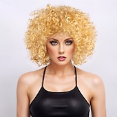 economico Parrucche trendy sintetiche-Parrucche sintetiche Yaki liscia Con frangia A macchina Parrucca Corto Oro chiaro Violetto Marrone chiaro Marrone scuro A1 Capelli sintetici Per uomo Biondo