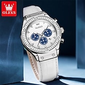 economico Orologi al quarzo-nuovo orologio da donna alla moda olevs cronografo calendario fosforescente orologio sportivo casual impermeabile da donna con diamanti incastonati