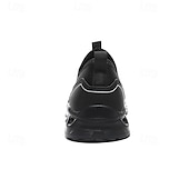 Недорогие Мужские кроссовки-мужские серые сетчатые кроссовки без застежек с амортизирующей подошвой для легкости и комфорта при активном образе жизни