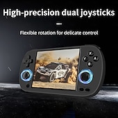 baratos Consoles de Jogos-rg40xx h console de jogos portátil tela de 4&#039;&#039; sistema linux joystick efeito de iluminação rgb rg40xxh player de vídeo console trimui