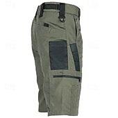 economico All&amp;#39;aperto-Per uomo Pantaloncini tattici Pantaloncini modello cargo Pantaloncini Bermuda Maglia da escursione Vita elastica Multi tasca Gamba dritta Color Block Impermeabile Indossabile Lunghezza del ginocchio