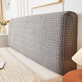 billiga Sängkläder Tillbehör-Stretch sänggavelöverdrag slipcover enfärgad dammskyddande sänggavel skydd överdrag