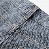 billige Herre Elite Shorts-Herre Jeans Dongerishorts Knapper Lomme Gradert Knelengde utendørs Feriereise Avslappet Ferie Årgang Blå Grå Mikroelastisk