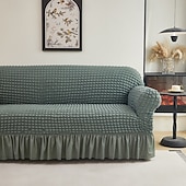 cheap Sofa Cover-Elastic Jacquard Fabric Sofa Cover Stretch Couch Cover Sectional L Shape Sofa Slipcover Corner Case for Living Room 1/2/3/4 Seat