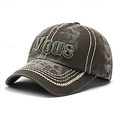 preiswerte Baseballkappe für Herren-Herren Cap Basecap Sonnenhut Kappe Schwarz Blau Baumwollpolyester Bestickt Modisch Brautkleider schlicht Freizeitskleidung Wochenende Buchstabe Bedruckt Einstellbar Sonnenschutz Atmungsaktiv