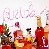 olcso Kiegészítők-LEGYEN Menyasszony Hen Do Party kiegészítők Szalma Felnőttek Férfi Női Esküvő Tengerpart Lánybúcsú Könnyű farsangi jelmez