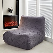 baratos Capa do sofá futon.-Capa elástica para sofá sem braços, 1 peça, capa para sofá preguiçoso, relaxante, capa elástica para sofá simples, capa de almofada para sala de estar, casa