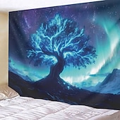 Недорогие Дерево жизни гобелен-Гобелен с мандалой Древо Жизни настенное искусство большой гобелен фреска декор фотографический фон плед занавеска для дома спальни и гостиной