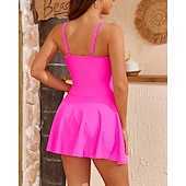 levne Surfovací tankiny a bikiny-Dámské Plavky Vázáno Plavky Jednobarevné Plavky Černá Fialová Prodyšné Rychleschnoucí Lehká váha Bez rukávů - Plavání Surfování Plážové Léto Jaro