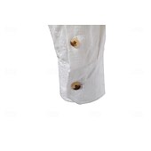 economico Camicie Popover da Uomo-Per uomo Camicia Camicia popover Camicia estiva Maglietta informale Camicia da spiaggia Camicia con bottoni Nero Bianco Albicocca Manica lunga Jacquard Tinta unita / tinta unita A fascia Da mare