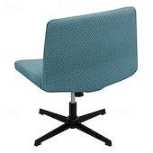 cheap Futon Sofa Cover-Armless Chair Cover, Cat Scratch Proof Soft Office Desk Chair Slipcovers Washable Work Chair Cover for Office Computer Gaming Chair