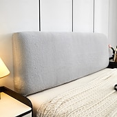 abordables Accesorios de ropa de cama-Funda de cabecero de cama de terciopelo tamaño Twin Full Queen Cal King engrosada color sólido funda a prueba de polvo protector de cabecero para decoración del dormitorio