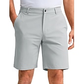 economico Pantaloni Corti da Cerimonia-Per uomo Pantaloncini Pantaloncini eleganti Pantaloncini estivi Pantaloncini da golf Tasche Gamba dritta Liscio Traspirante Asciugatura rapida Lunghezza del ginocchio Esterno Attività commerciale