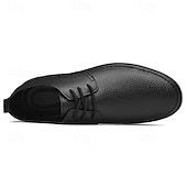 economico Casuale-scarpe da ginnastica casual stringate in similpelle bianca da uomo, comode scarpe antiscivolo con suola in gomma, ideali per l&#039;uso quotidiano e per il tempo libero