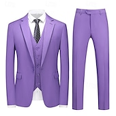 economico Vestiti-Anni Ruggenti Anni 1920 Abito a Tre Pezzi Pantaloni del Vestito Gentiluomo Gangster Testimoni dello Sposo Per uomo Giorno dei Re Carnevale Mascherata Matrimonio Feste Mascherata Adulti Cappotto Gilet