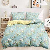 cheap 100% Cotton-Farmhouse Style Duvet Cover 3-Piece Set 100% Cotton or Polyester Super Soft Skin Friendly Long Lasting