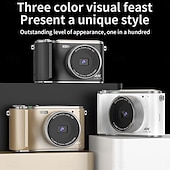 お買い得  カメラ＆撮影-レトロファッション 64 メガピクセル デジタルカメラ 4k HD CMOS レンズ HD 広角撮影カメラ オプションの角度レンズ