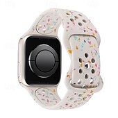 رخيصةأون عصابات Apple Watch-حلقة فردية متوافق مع Apple Watchband 38 مم 40 مم 41 مم 42 مم 44 مم 45 مم 49 مم قابل للتعديل سيليكون استبدال حزام الساعة إلى iwatch Series 9 8 7