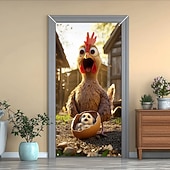 billige Dørdeksler-Morsomme Dyre Dørdekorasjoner Dørdeksler Syng Hval Dørteppe Dørgardin Dekorasjon Bakgrunn Innendørs/Utendørs Dørbanner Forsidegård