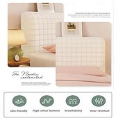 cheap Bedding Accessories-Bed Headboards Cover Slipcover, Dust Proof Stretch Thicken Bed Head Padded Protector Cover, Washable Cooling Headboard Protector Cover