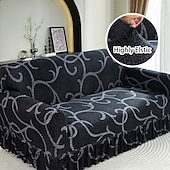 cheap Sofa Cover-1 Pc Stretch Sofa Slipcover Sofa Cover With Skirt Printed Couch Cover Furniture Protector for Bedroom Living Room Home Decor