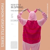 cheap Animal Costume-Carnival Costume 2026 Kigurumi Pajamas Fancy Costume Group Costume Animal Pig Cartoon Warm Funny Costume Comfy Kid's Adults' Unisex Men and Women Boys and Girls Halloween Carnival Party Performance