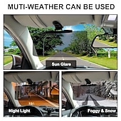 cheap Car Sun Shades &amp; Visors-Car Sun Visor Universal Anti-Glare Polarized Car Visor Extension Sun Blocker Protects From Stray Light Snow Blindness And UV Rays