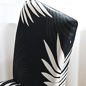 cheap Dining Chair Cover-Arrival Super Fit Stretch Removable Washable Short Dining Chair Protector Cover Seat Slipcover for Hotel Dining Room Ceremony Banquet Wedding Party