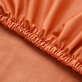 baratos Acessórios de cama-Capa de cabeceira de couro artificial pu à prova d&#039;água, capa elástica para hotel, casa, cama com tudo incluso, proteção contra poeira, cabeceira