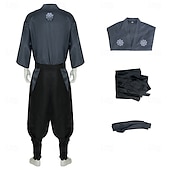 halpa Anime-asut-Onimusha: Sotapäälliköt Miyamoto Musashi Anime Housut Cosplay-Asut Asut Cosplay-puvut Naamiaiset Toppi Housut Vyö Käyttötarkoitus Miesten Aikuisten