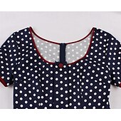 cheap Dresses-Retro Vintage 1950s Dress Swing Dress Polka Dot Women&#039;s Carnival Masquerade Daily Wear Bachelorette Party Adults&#039; Dress Homecoming Dresses