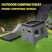 voordelige Kampeermeubilair-1 opvouwbaar autotoilet met draagtas - draagbaar reispotje voor kamperen &amp;wandelen - ruimtebesparend &amp; handig