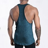 preiswerte Fitness Tank-Tops-Herren Tank Top Weste Unterhemd Ärmelloses Shirt Ärmellos U-Ausschnitt Sommer Einfach Mode Designer Basic Urlaub Straße Ausgehen Schwarz Rosa Marineblau Top T-Shirt für Herren