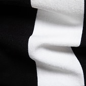 economico Polo Elite da Uomo-Per uomo Polo Maglione polo lavorato a maglia Formale Lavoro Collo ripiegato Manica Corta Confortevole Stile Vecchio Denaro A righe Strisce verticali Stripe-Trim Righe Primavera Nero Giallo Blu marino