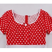 cheap Dresses-Retro Vintage 1950s Dress Swing Dress Polka Dot Women&#039;s Carnival Masquerade Daily Wear Bachelorette Party Adults&#039; Dress Homecoming Dresses