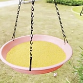 cheap Backyard Birding &amp; Wildlife-2-In-1 Bird Feeder Tray With 7 Colors Outdoor Bird Feeder Suitable For Garden Wildlife Bird Bath Drinking Water And Home Feeding