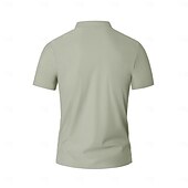 halpa Miesten Elite Polo-Miesten Polo Työ Katu Sänkyjen avaus Lyhythihainen Loma Muoti Yhtenäinen väri Napit Kesä Kevät Tumman harmaa Huurteinen vihreä Musta Tumman vihreä Vaalean harmaa Ruskea Polo