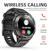 Χαμηλού Κόστους Smartwatch-696 GS500 Εξυπνο ρολόι 1.43 inch Έξυπνο ρολόι Bluetooth Βηματόμετρο Υπενθύμιση Κλήσης Παρακολούθηση Ύπνου Συμβατό με Android iOS Γυναικεία Άντρες Κλήσεις Hands-Free Υπενθύμιση Μηνύματος IP 67