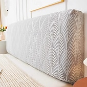 billiga Sängkläder Tillbehör-Stretch sänggavelöverdrag slipcover enfärgad dammskyddande sänggavel skydd överdrag