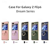 お買い得  サムスン用ケース-電話 ケース 用途 サムスンのギャラクシー Zフリップ6 Z Flip 5 Z Flip 4 Z Flip 3 バックカバー バンカーリング 耐衝撃 レトロ風 PUレザー