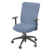 cheap Office Chair Cover-Stretch Velvet Office Chair Cover - Soft, Removable, Washable &amp; Zippered