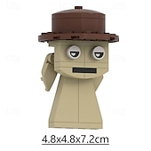 cheap Building Toys-Sprunki Building Blocks Set  Sprunki Toys Action Figure DIY Model Kit for Boys Girls 8-14 Creative Horror Music Game Role for Fans Adults Christmas Decor Collectible Gift