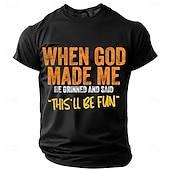 cheap Men&#039;s Funny T shirts-Men&#039;s Funny T Shirt Short Sleeve T shirt 3D Print Crew Neck Shirt Fashion Daily Street Daily Black Blue Green Summer Spring Clothing Apparel S M L XL XXL XXXL 4XL
