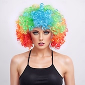 economico Parrucche trendy sintetiche-Parrucche sintetiche Yaki liscia Con frangia A macchina Parrucca Corto Oro chiaro Violetto Marrone chiaro Marrone scuro A1 Capelli sintetici Per uomo Biondo