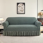 cheap Sofa Cover-Elastic Jacquard Fabric Sofa Cover Stretch Couch Cover Sectional L Shape Sofa Slipcover Corner Case for Living Room 1/2/3/4 Seat