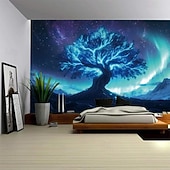 Недорогие Дерево жизни гобелен-Гобелен с мандалой Древо Жизни настенное искусство большой гобелен фреска декор фотографический фон плед занавеска для дома спальни и гостиной